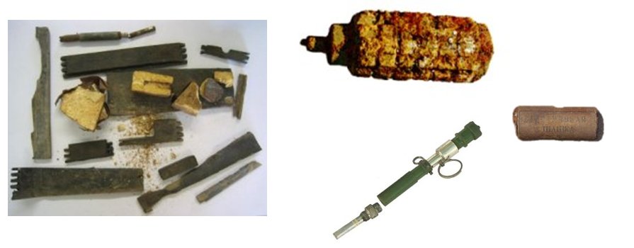 crumbling and rusted mines